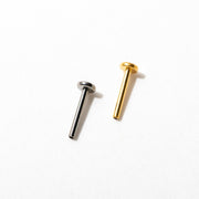 8mm Flat Back Posts
