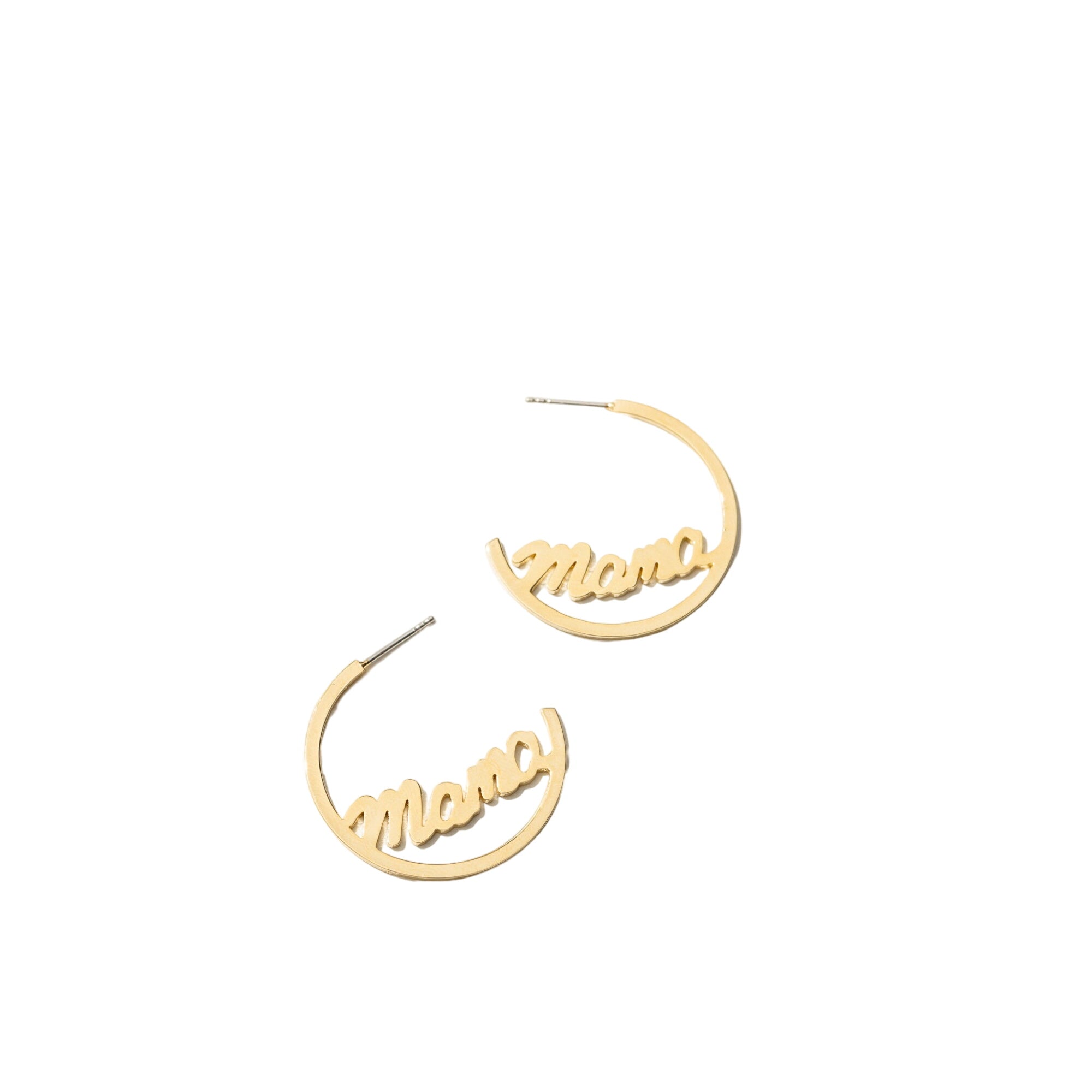 Mama Hoop Earrings