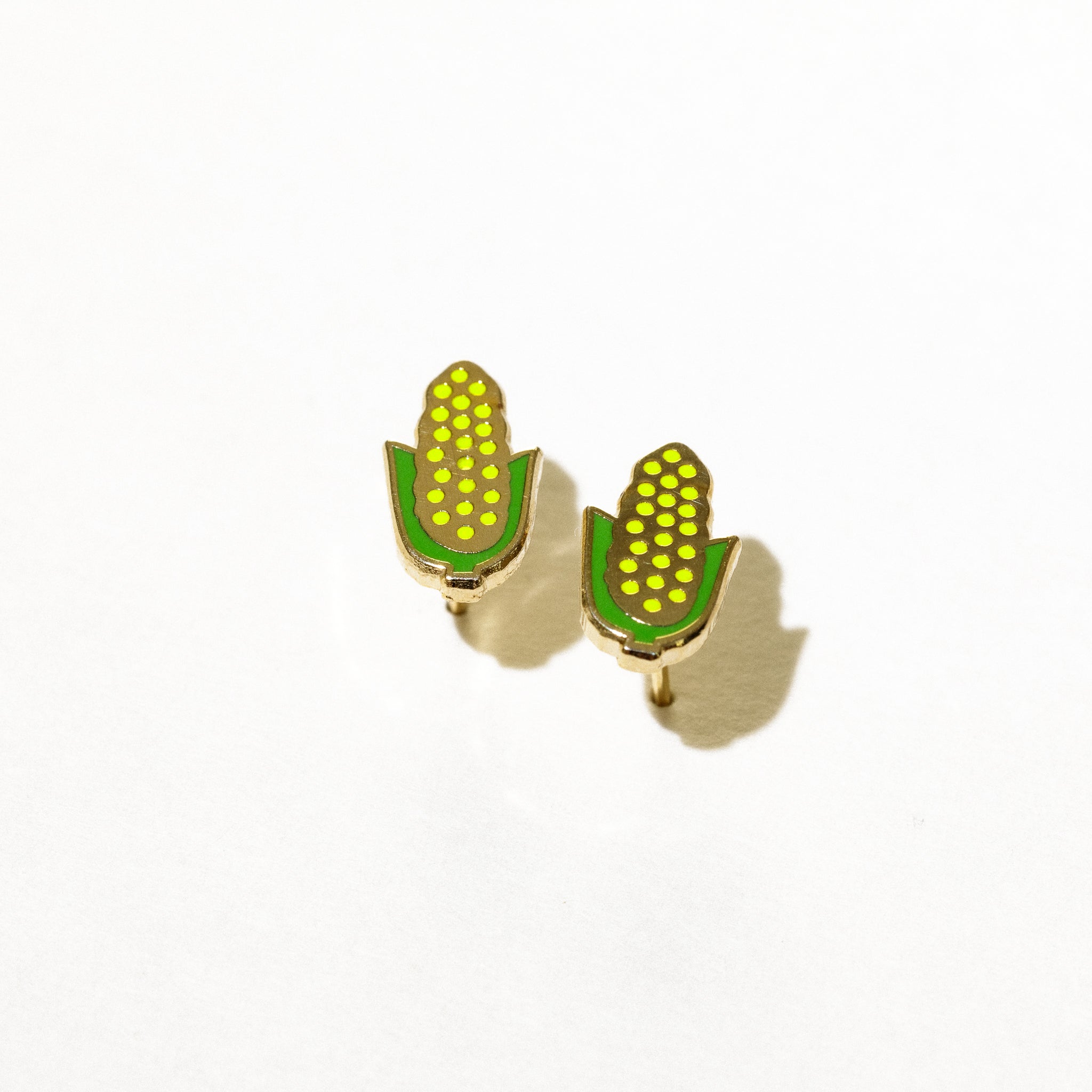 Corn On The Cob Stud Earrings