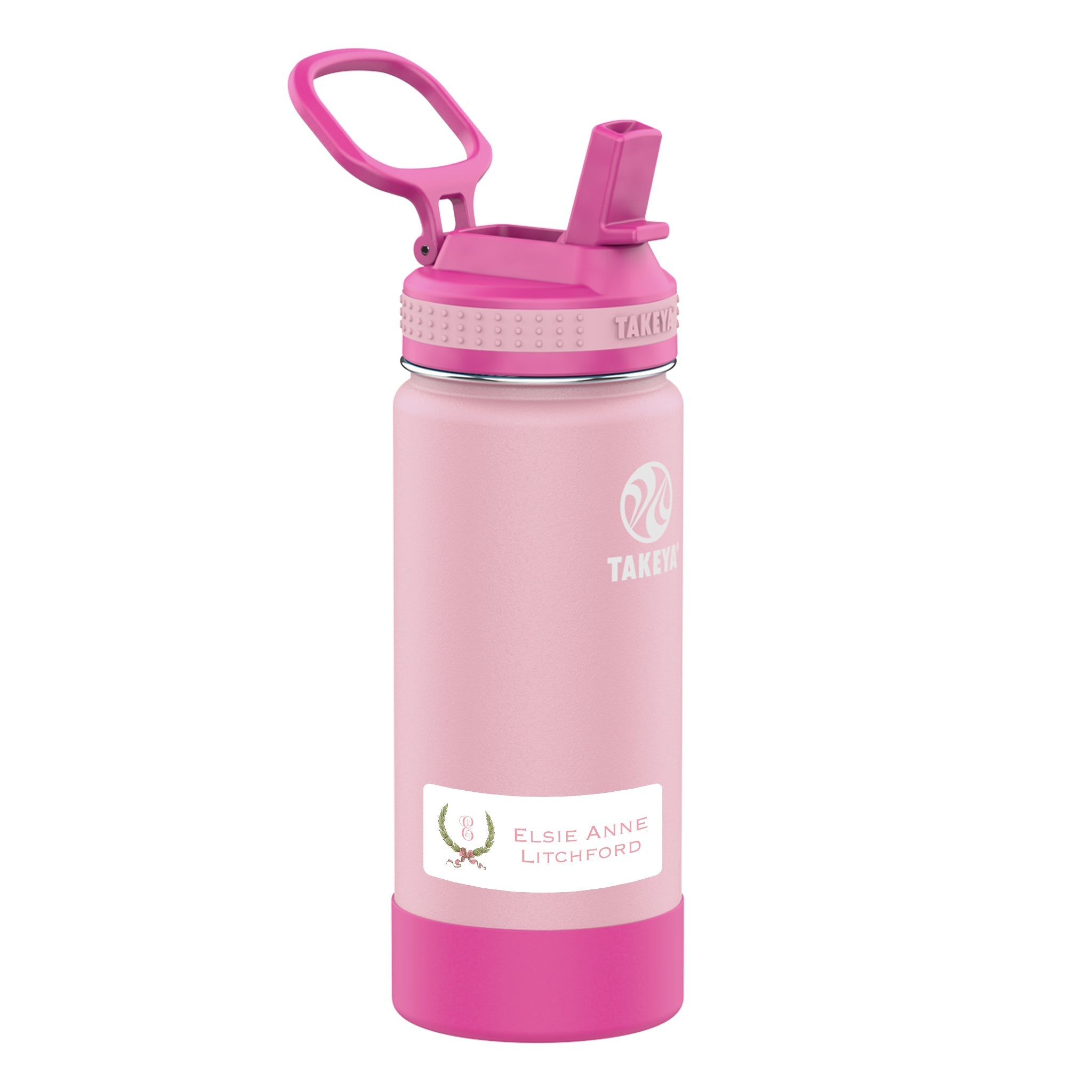 Pink Laurel School Labels