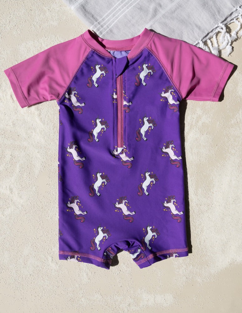 Baby One Piece Rash Guard Upf 50+