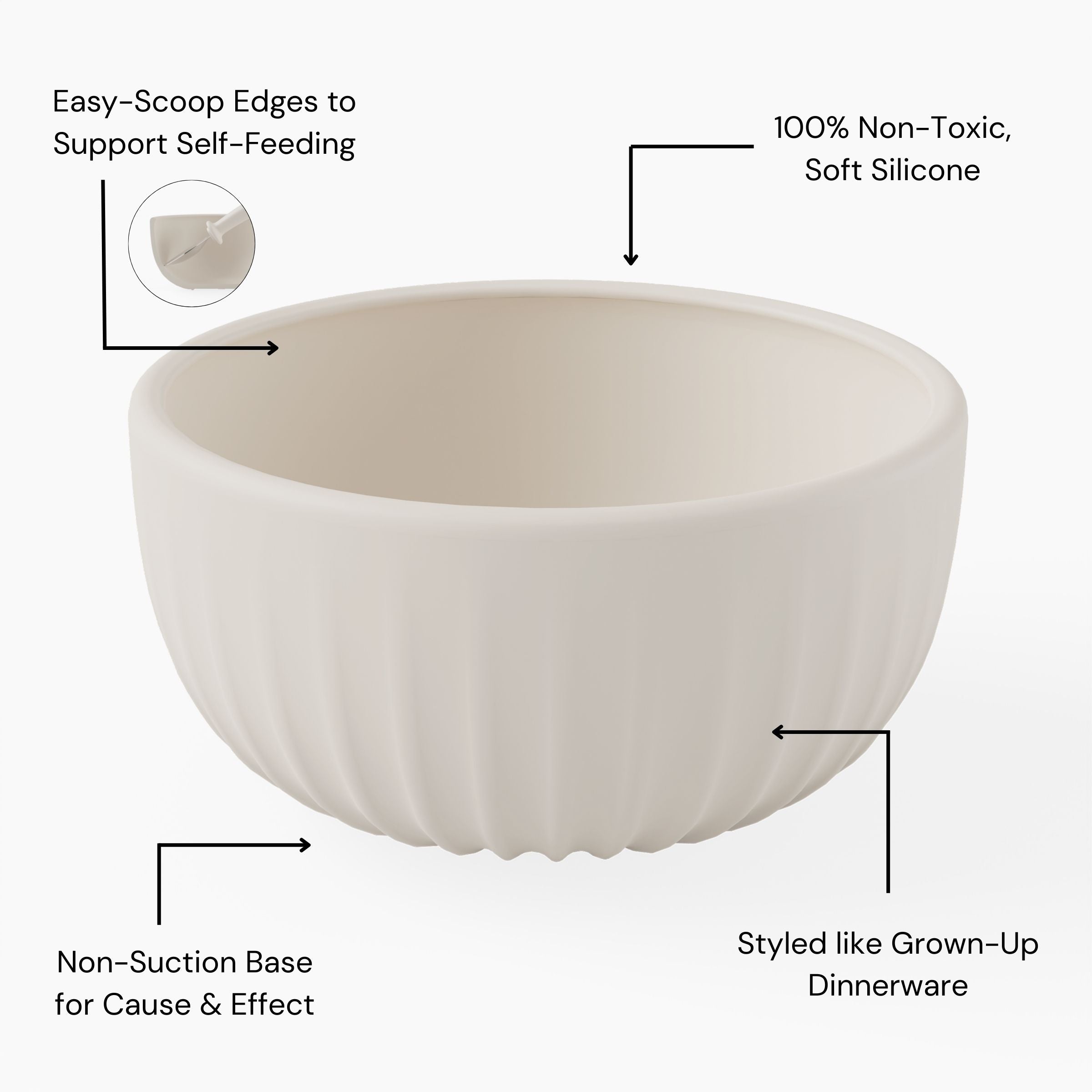 Henley Silicone Bowl