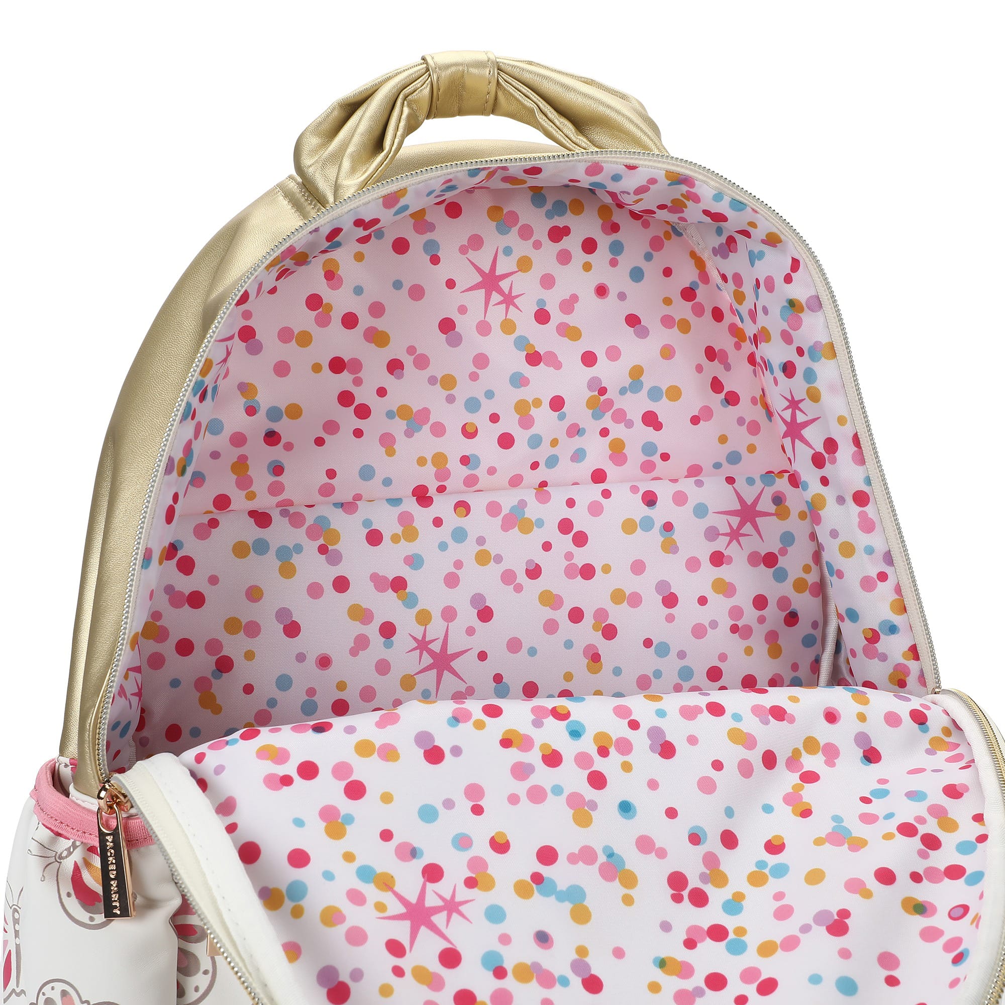 Gold Butterfly Backpack With Tuckaway Wings