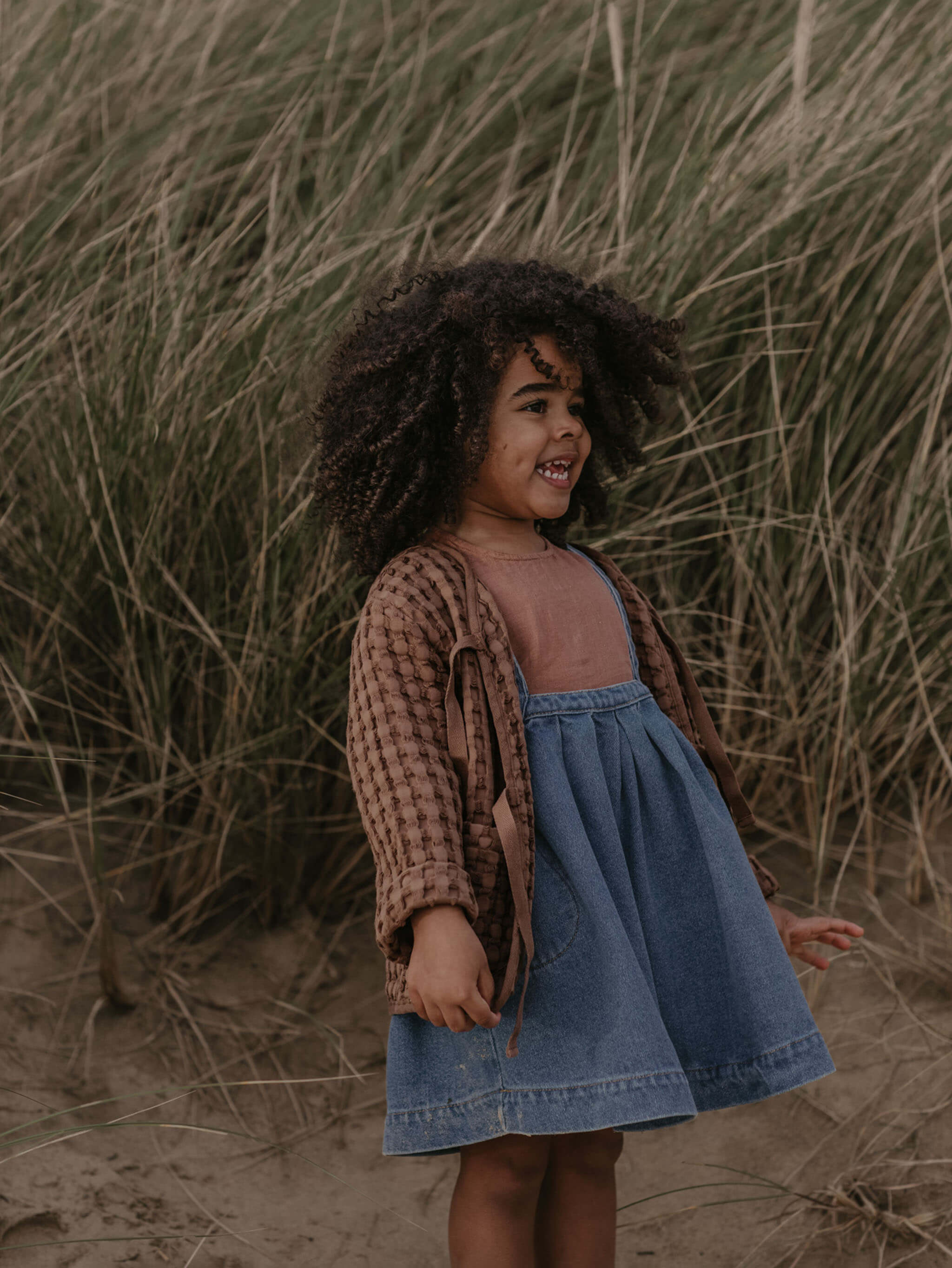 The Oversized Denim Pinafore