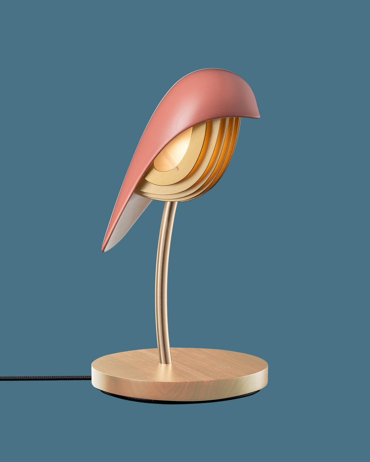 Desk Lamp Bird Burnt Brick