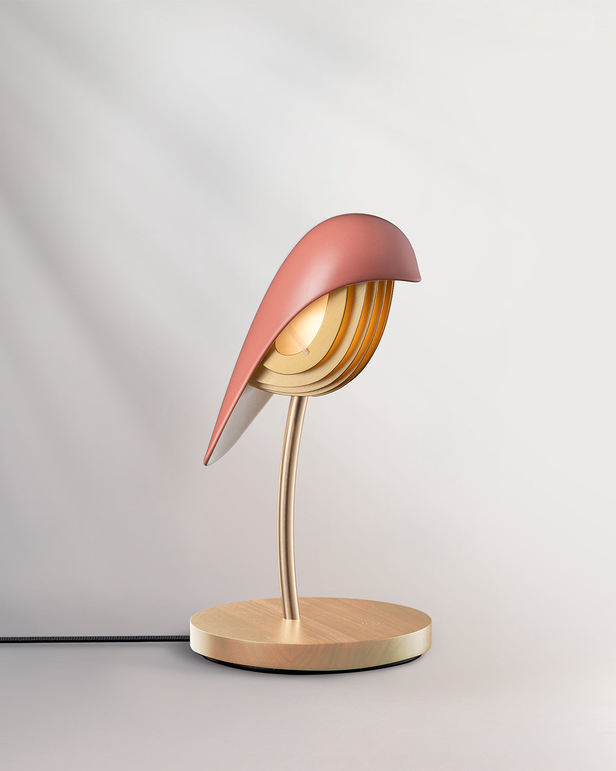 Desk Lamp Bird Burnt Brick