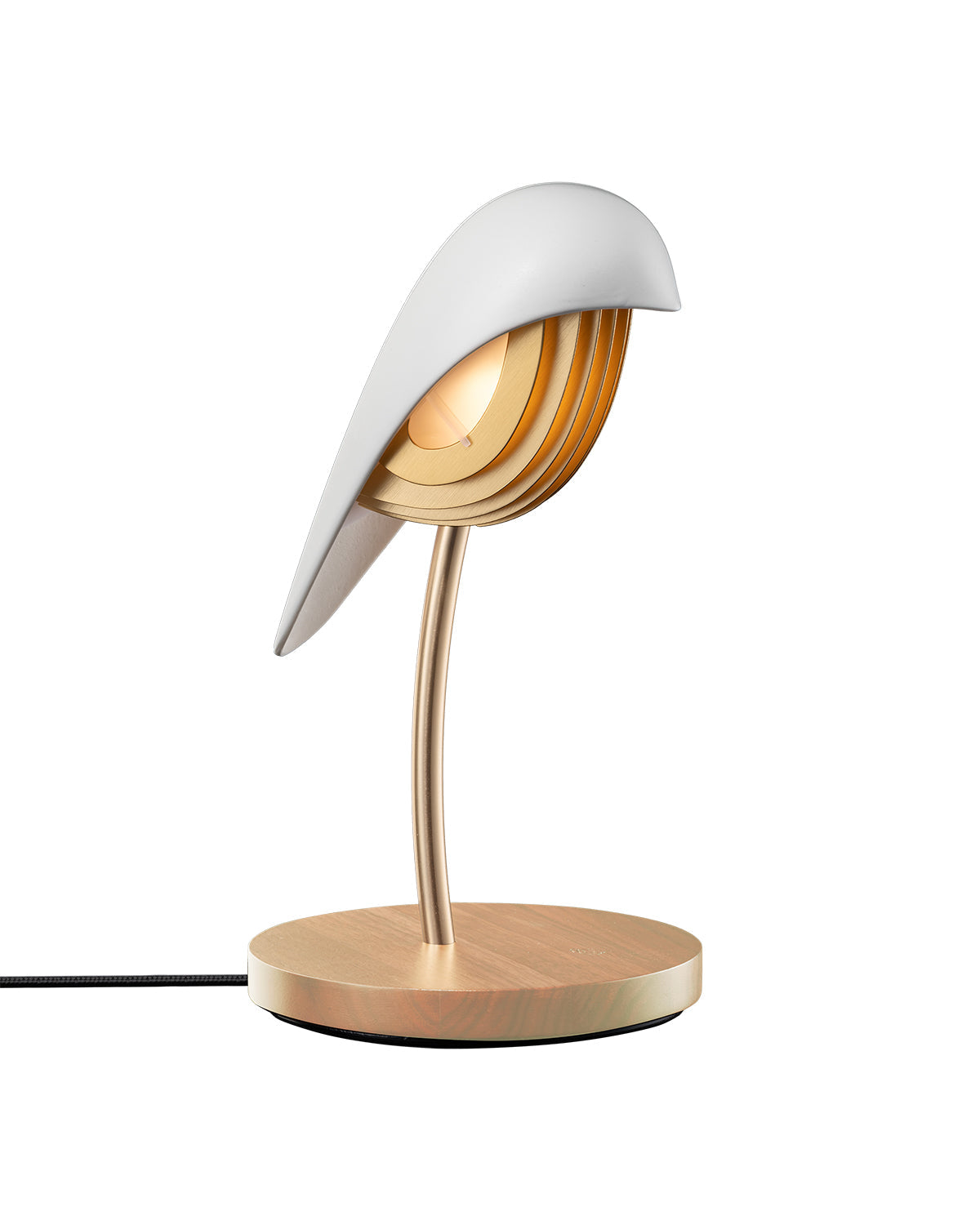 Desk Lamp Bird Ivory White