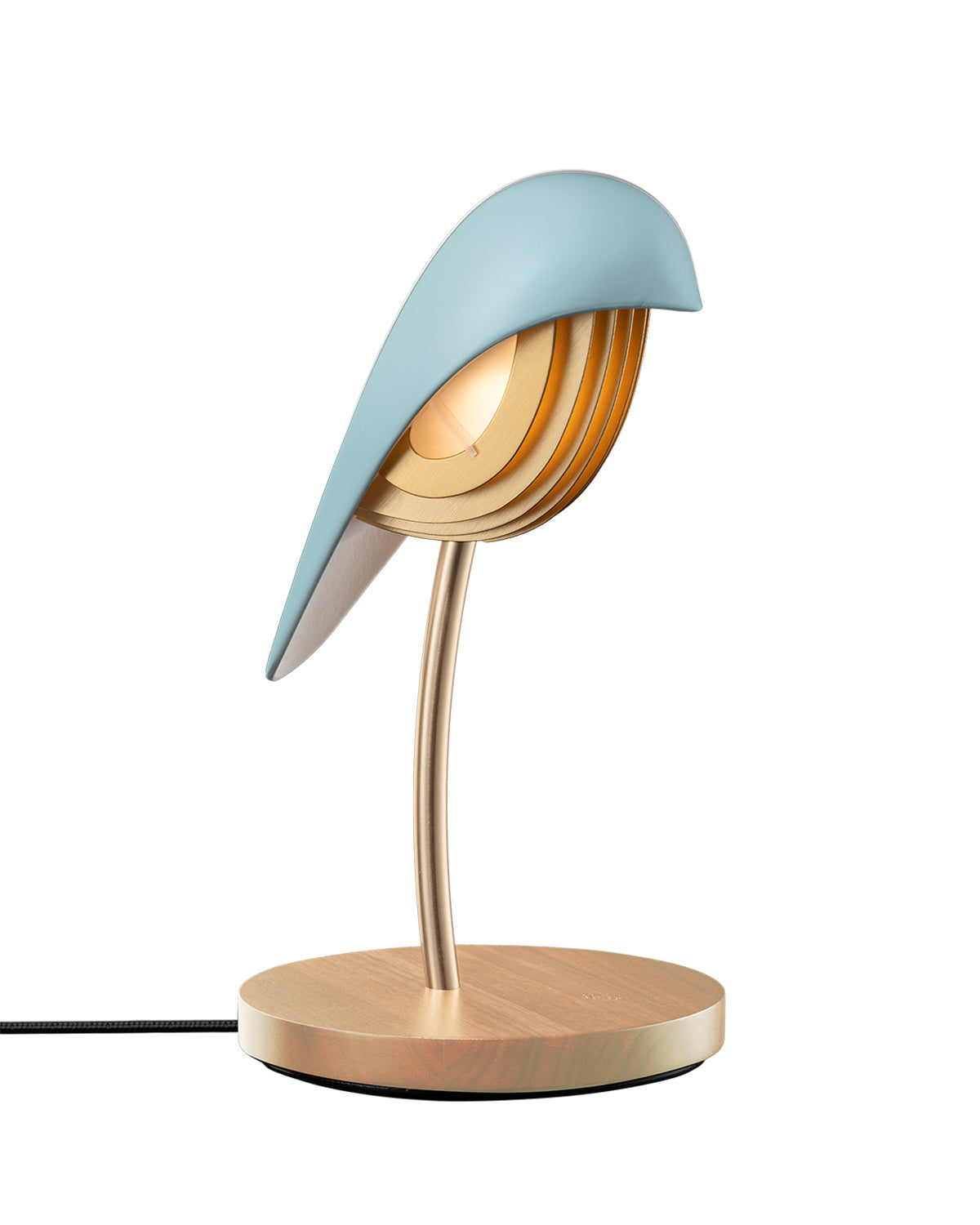 Desk Lamp Bird Aqua Blue