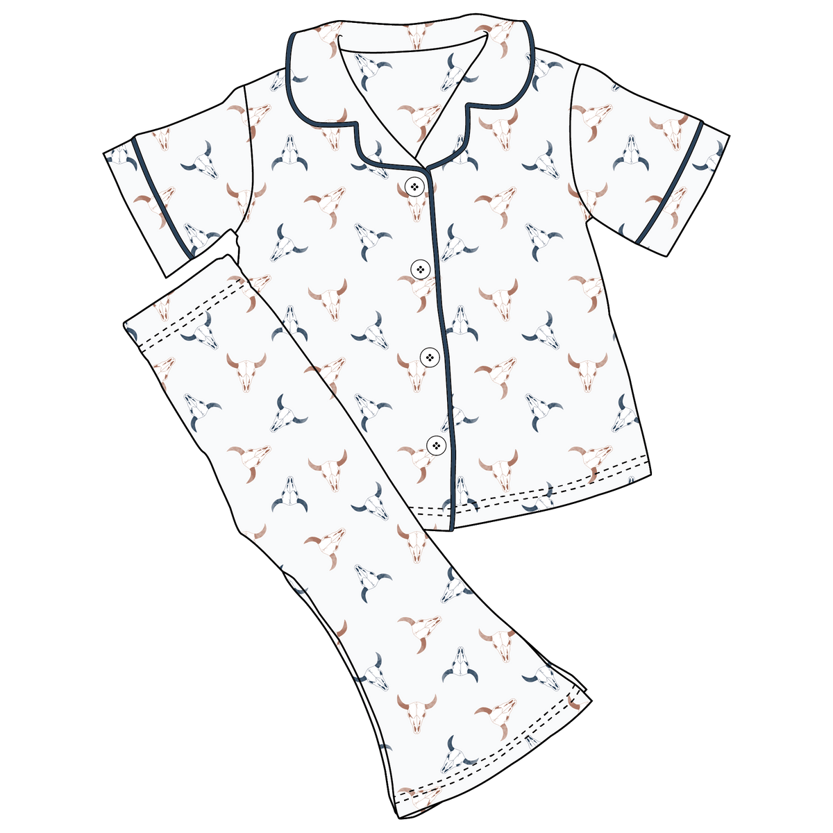 Braxton Bulls Bamboo Girls Luxe Lounge Set (pre-order)