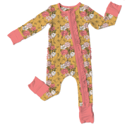 Brinley Bamboo Ruffle Convertible Footie (pre-order)