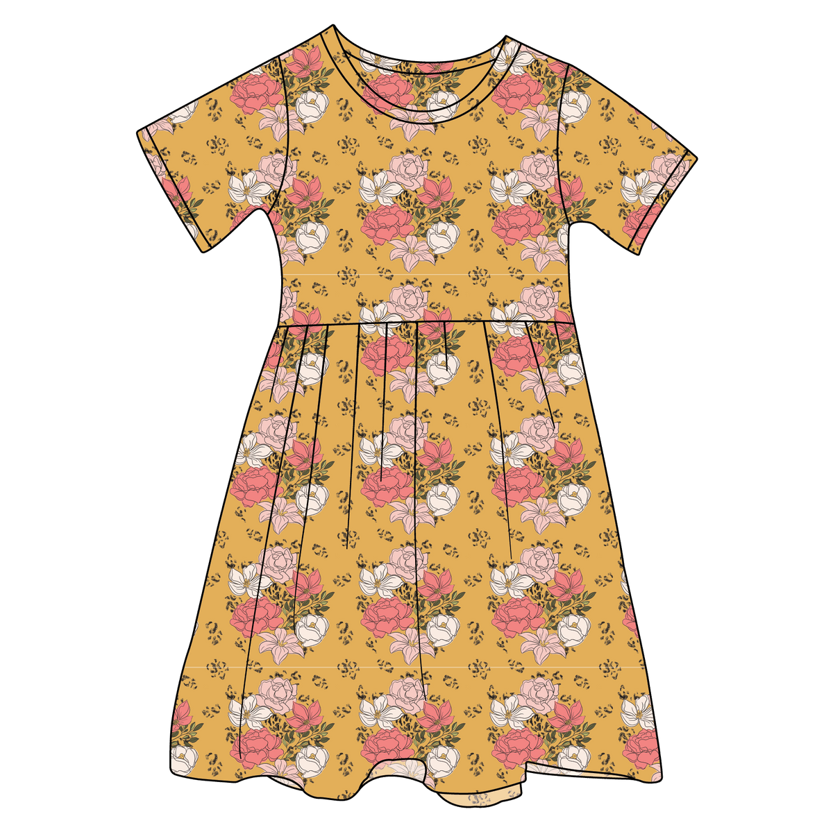 Brinley Bamboo Ruffle Spin Dress (pre-order)