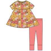 Brinley Bamboo Short Sleeve Tunic + Legging Set (pre-order)