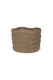 Stonewashed Basket Tall Soil Brown