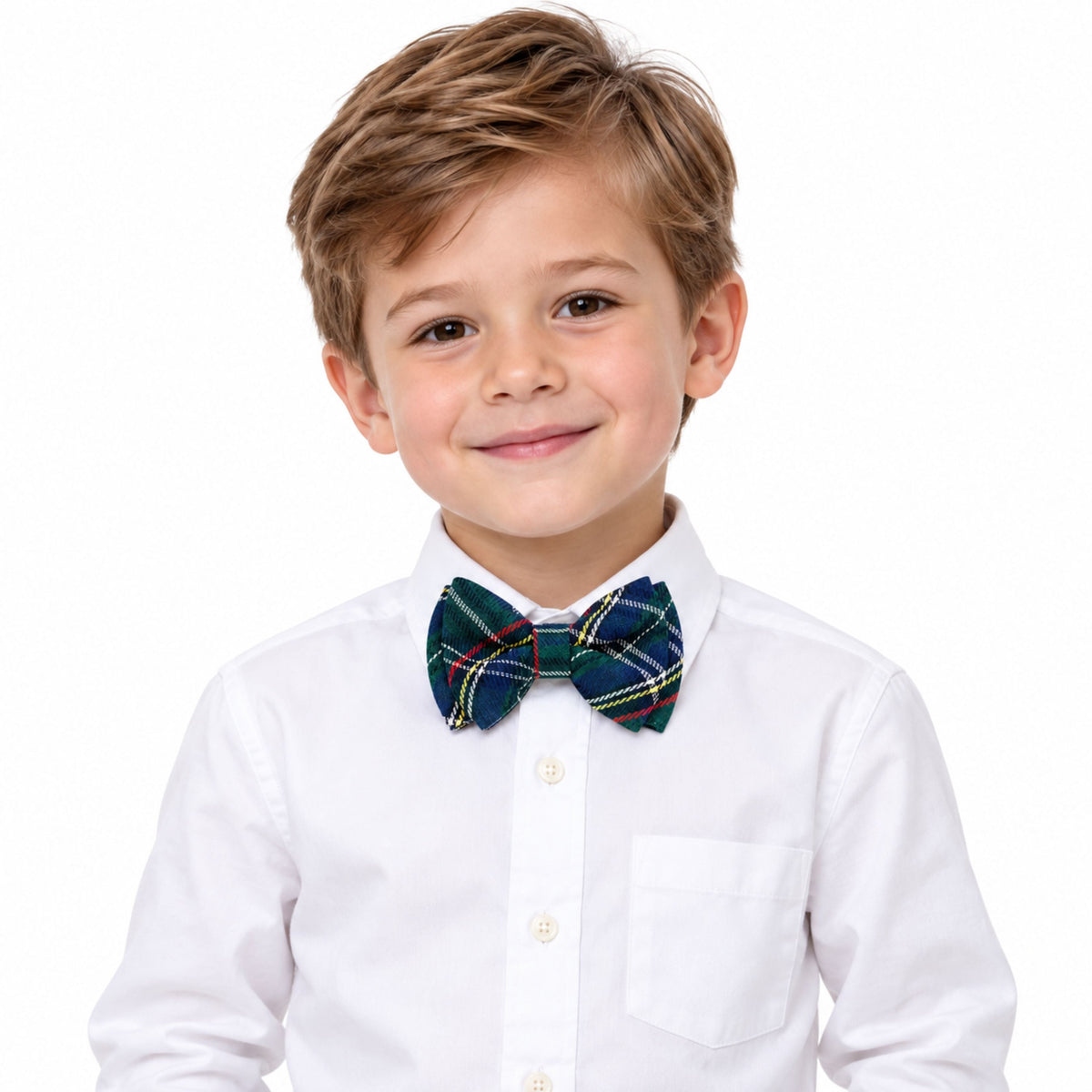 Plaid Bow Tie In Tilly Tartan