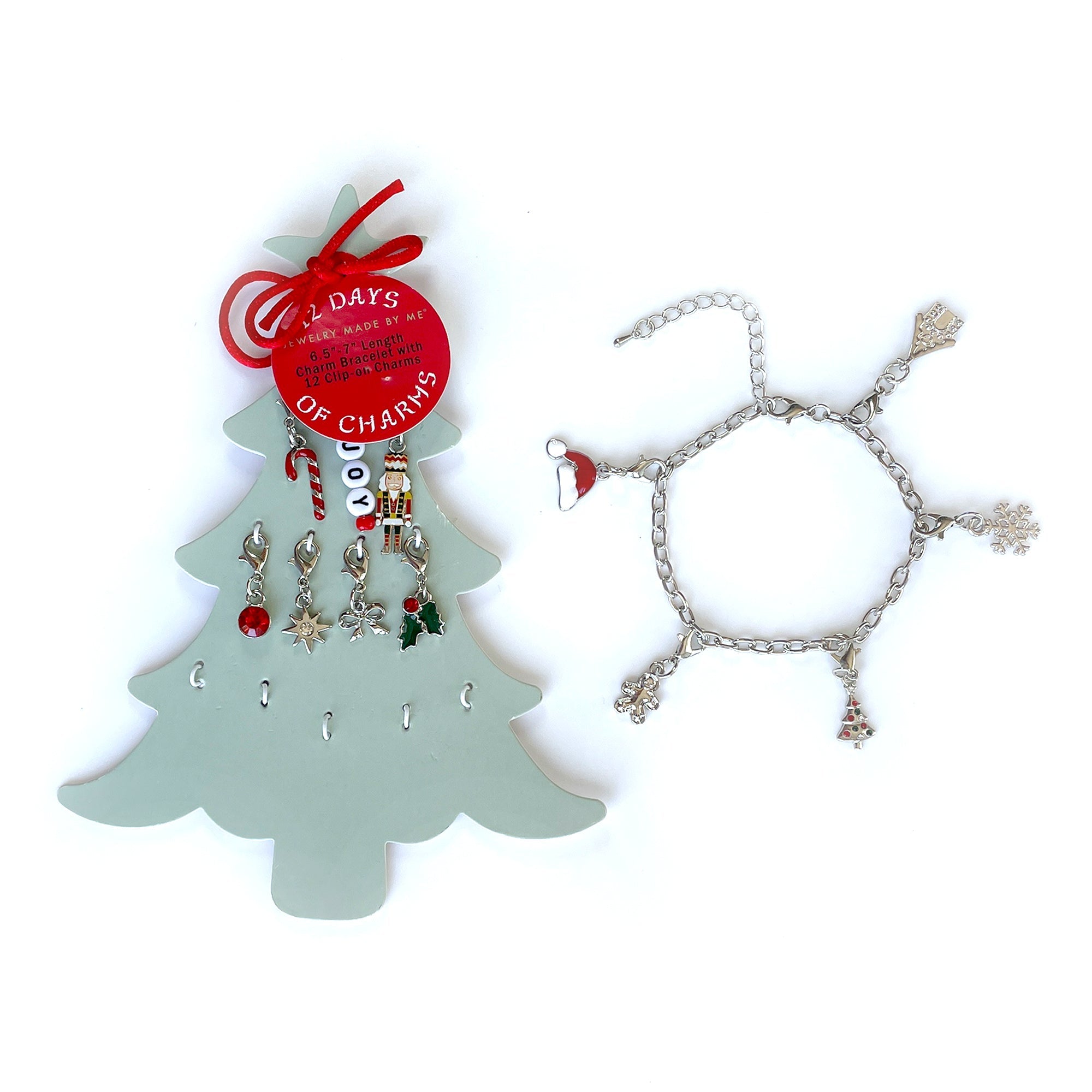 12 Days Of Charms Christmas Tree Charm Bracelet