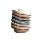 Wheat Straw Boat 6-piece Set