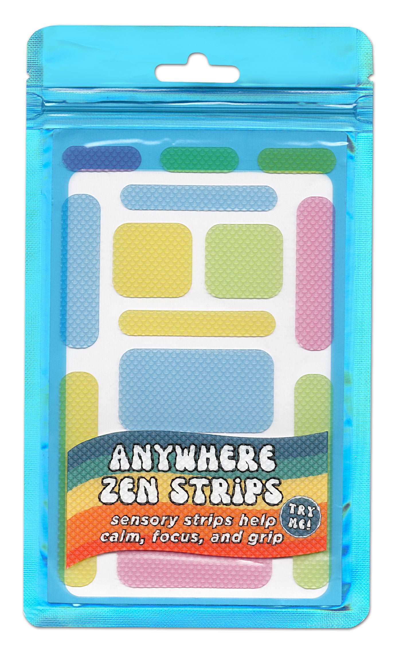 Anywhere Zen Strips, Bumpy Pastel Colors