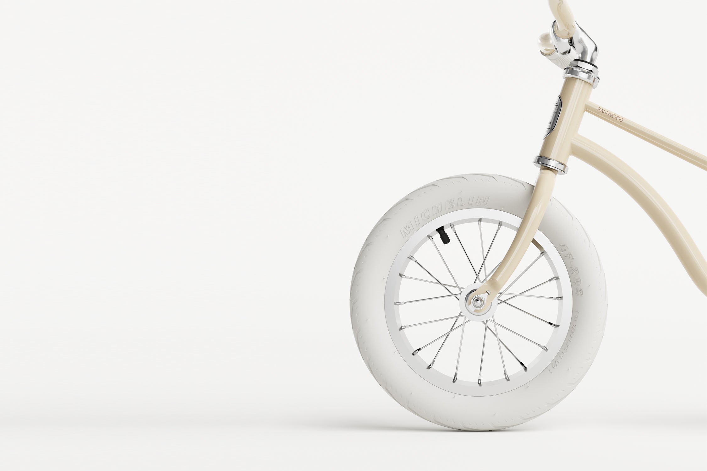 Balance Bike Icon - Cream