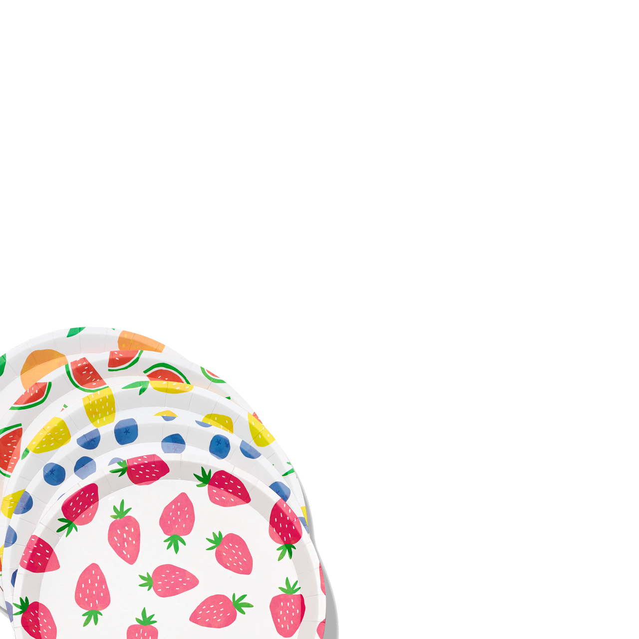 Fruit Punch Large Plates (10 Per Pack)