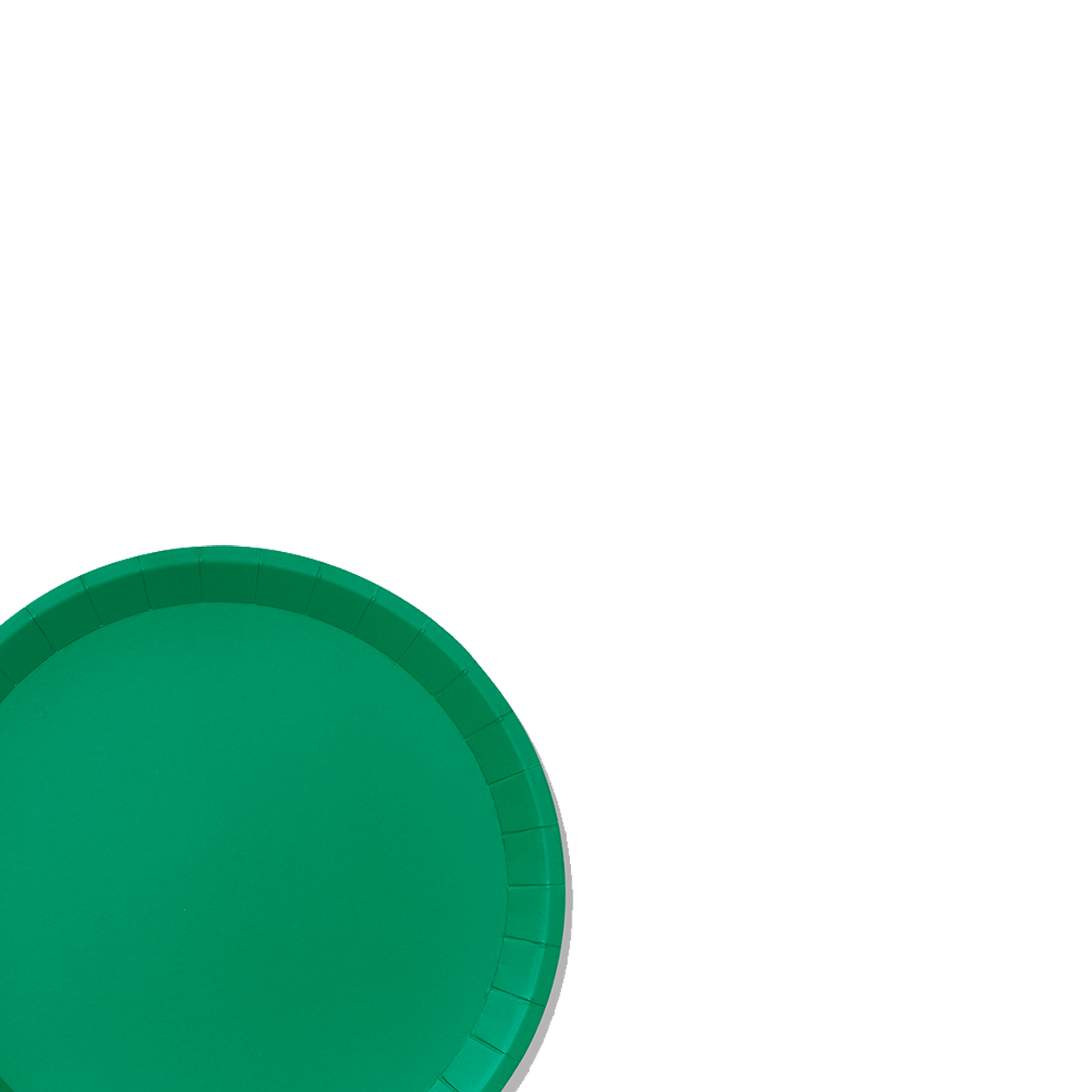 Green Classic Large Plates (10 Per Pack)