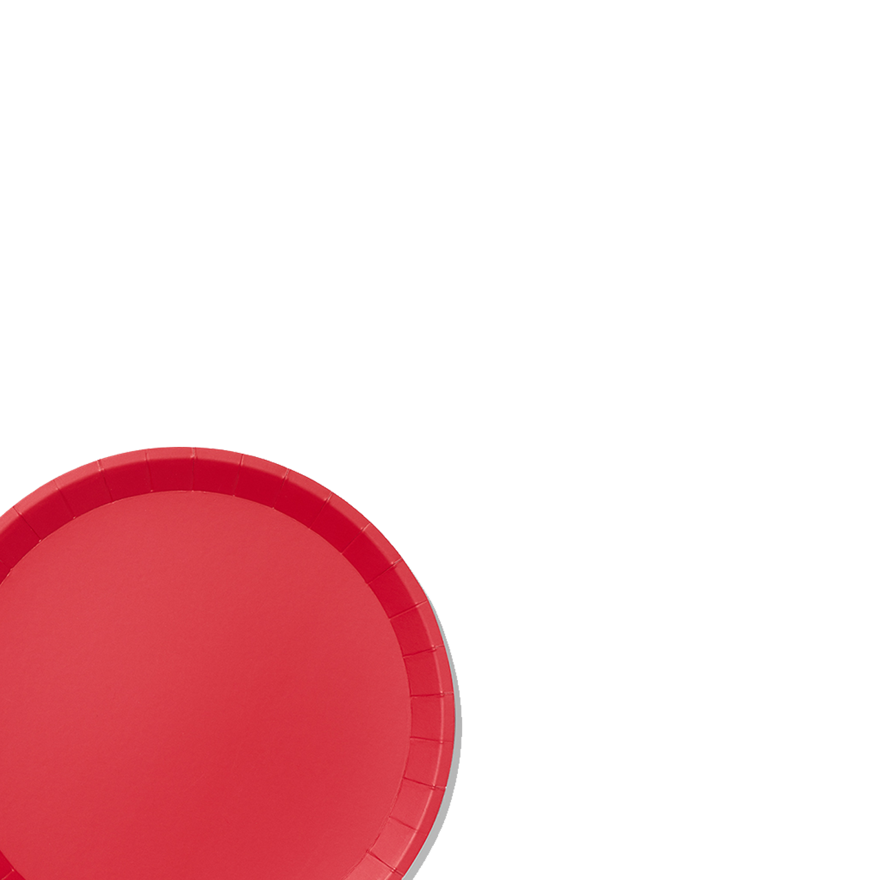 Red Classic Large Plates (10 Per Pack)