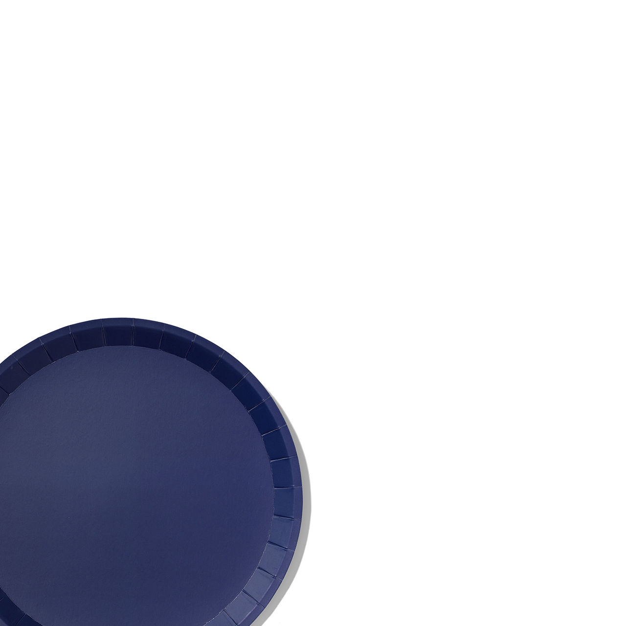 Navy Classic Large Plates (10 Per Pack)