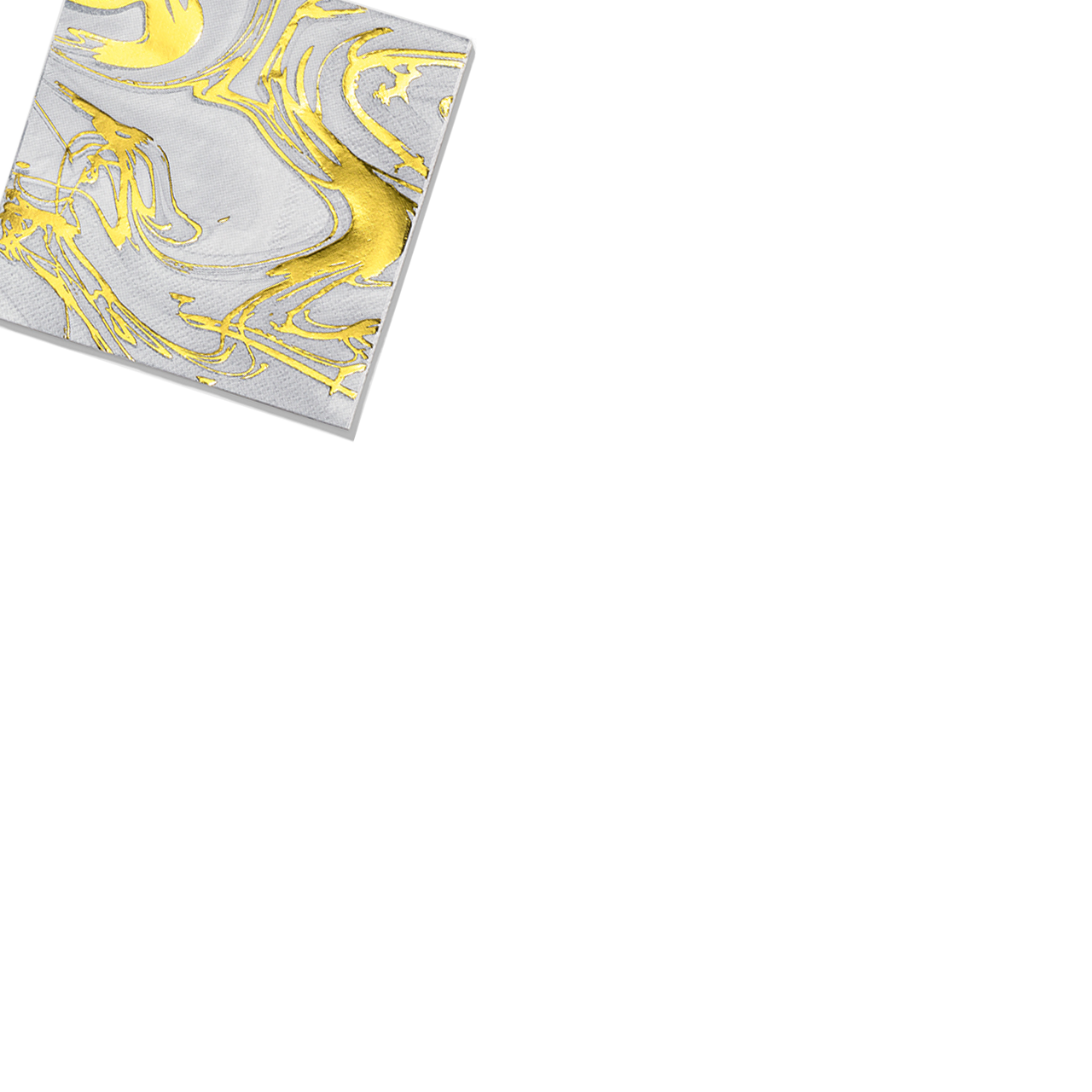 Carrara Marble Cocktail Napkins (25 Per Pack)