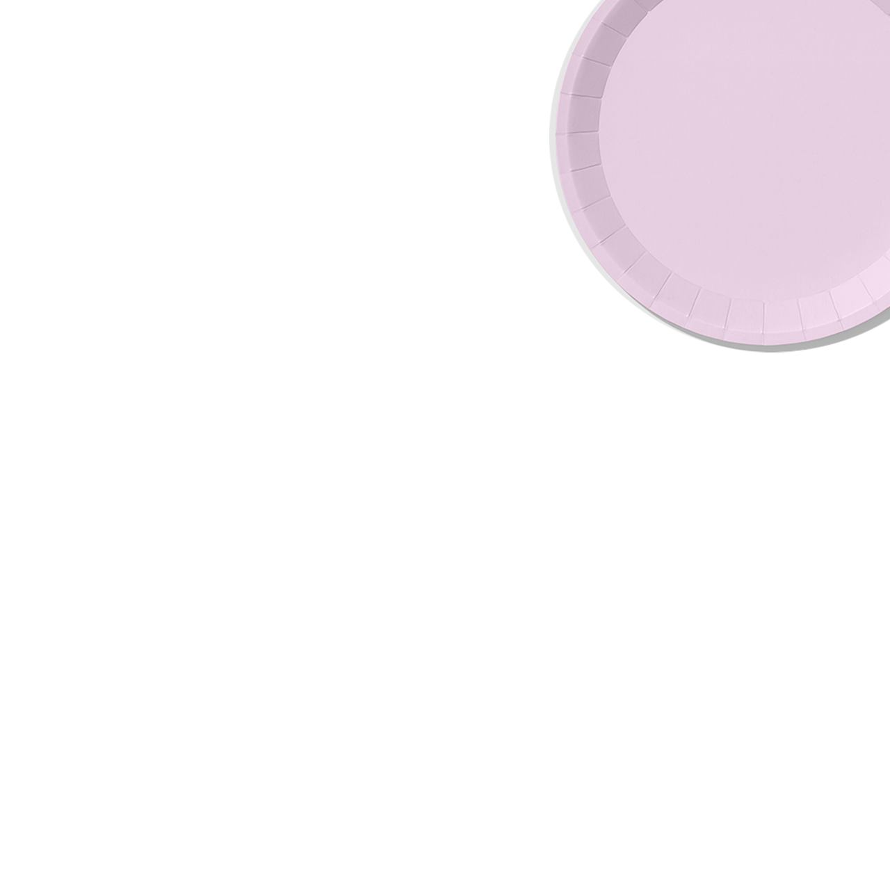 Lavender Classic Small Plates (10 Per Pack)