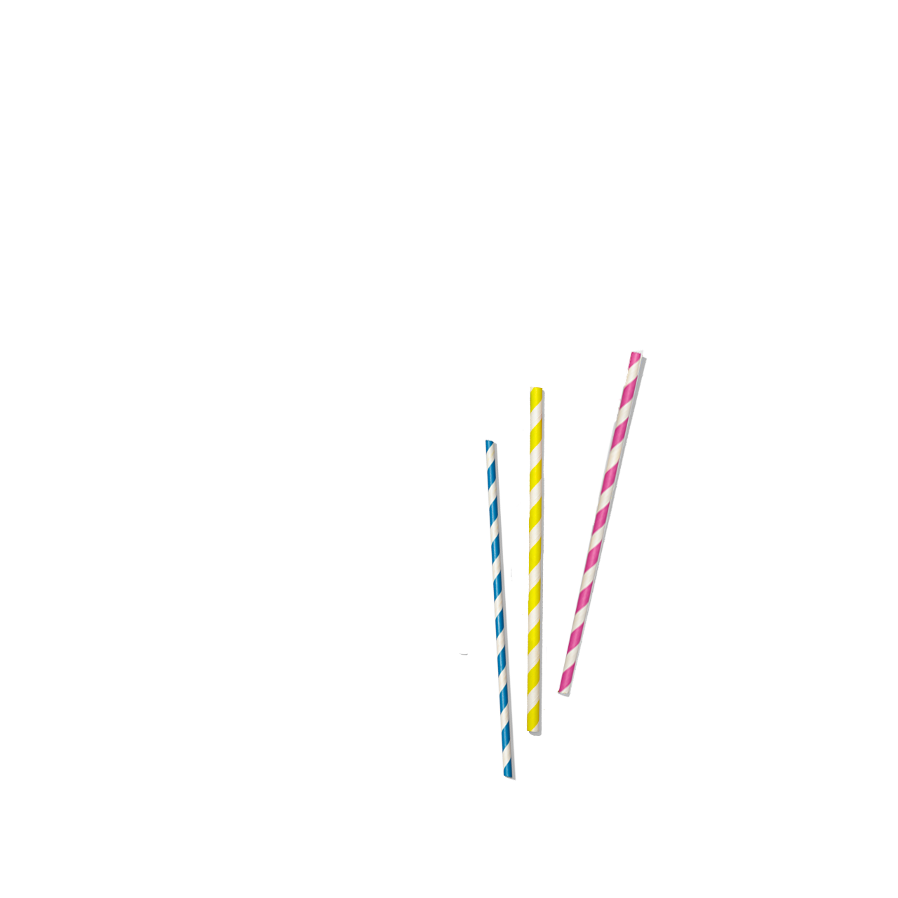 Sip Of Summer Paper Straws (25 Per Pack)