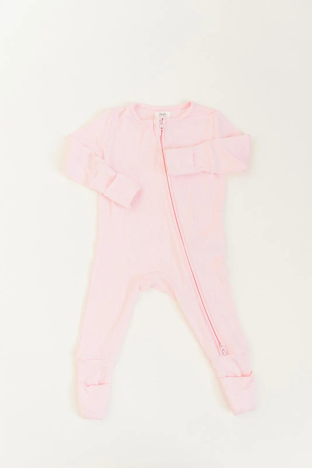 Bamboo Baby Convertible Jumpsuit 0-3 Months - Baby Pink