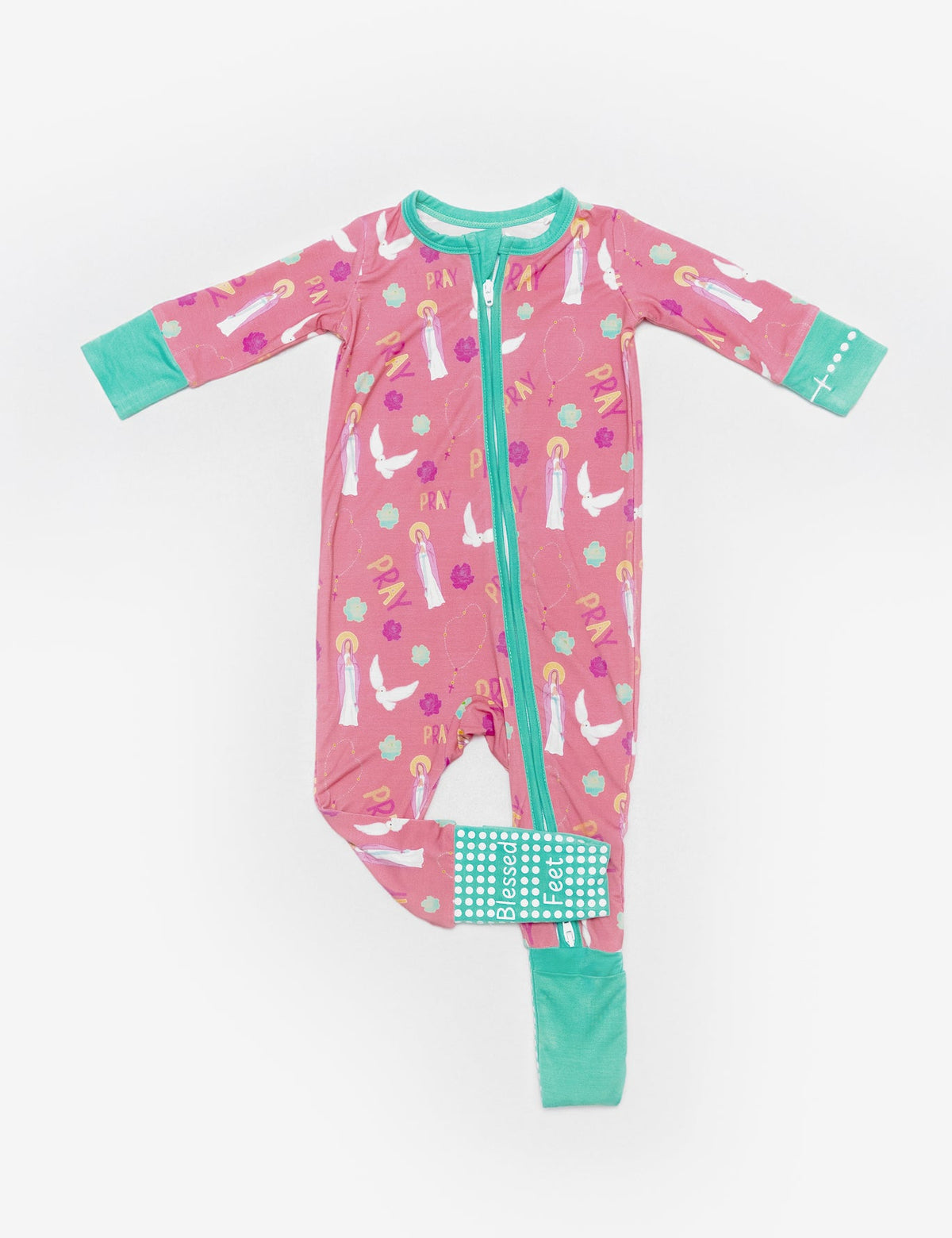 Pray Footie Baby Pajamas