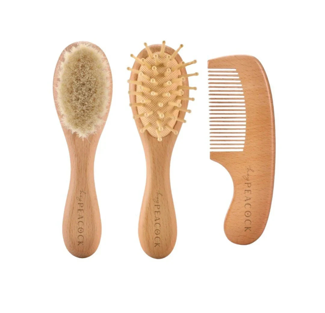 Baby Brush And Comb Set (3 Pc)