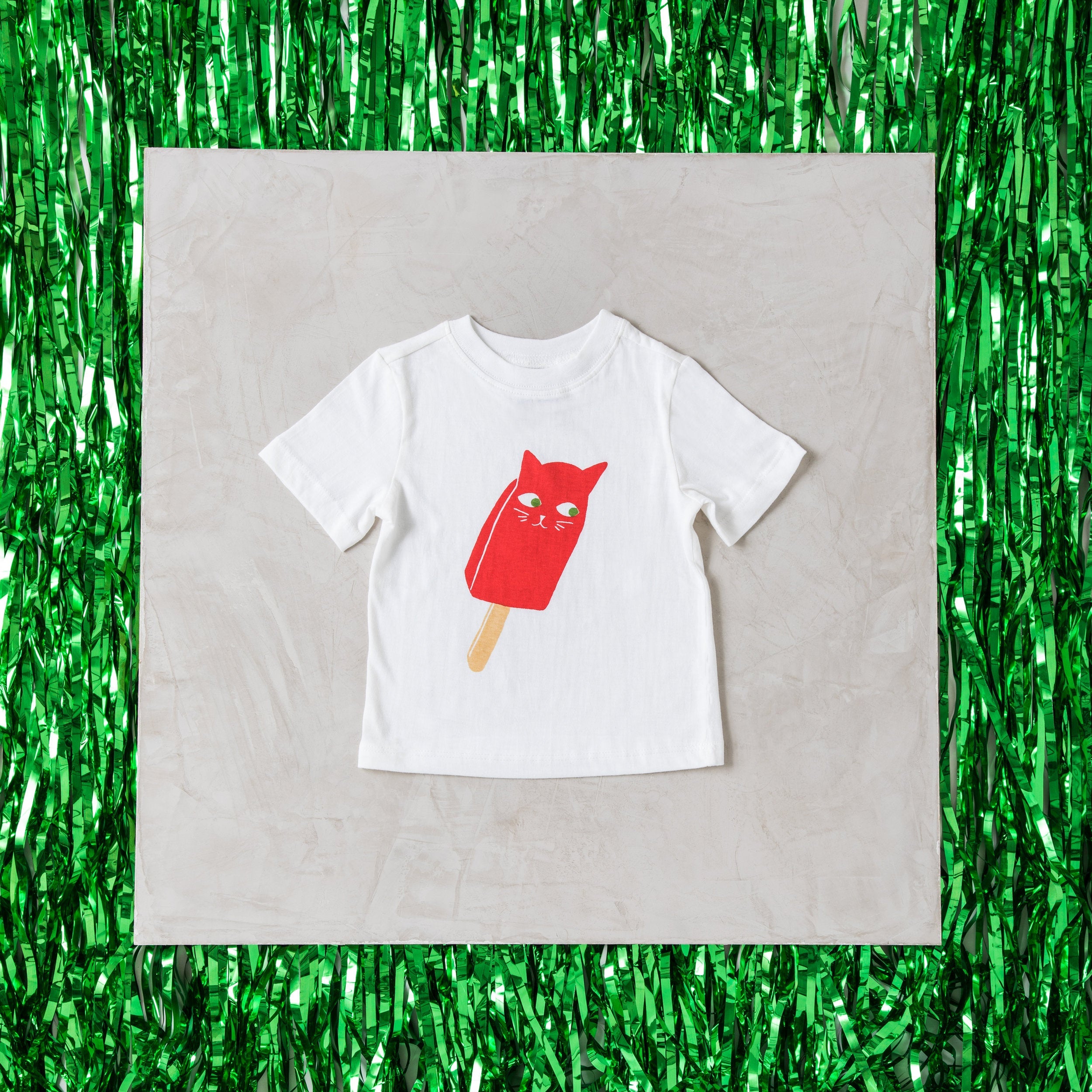 Sale Kids Single Catsicle T-shirt
