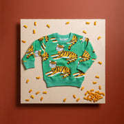 Adult Tiger Allover Sweatshirt