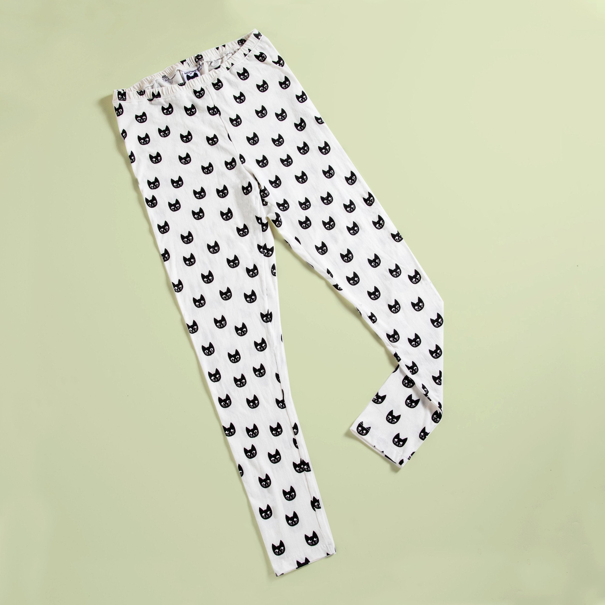 Sale Kids All Over Cat Print Leggings