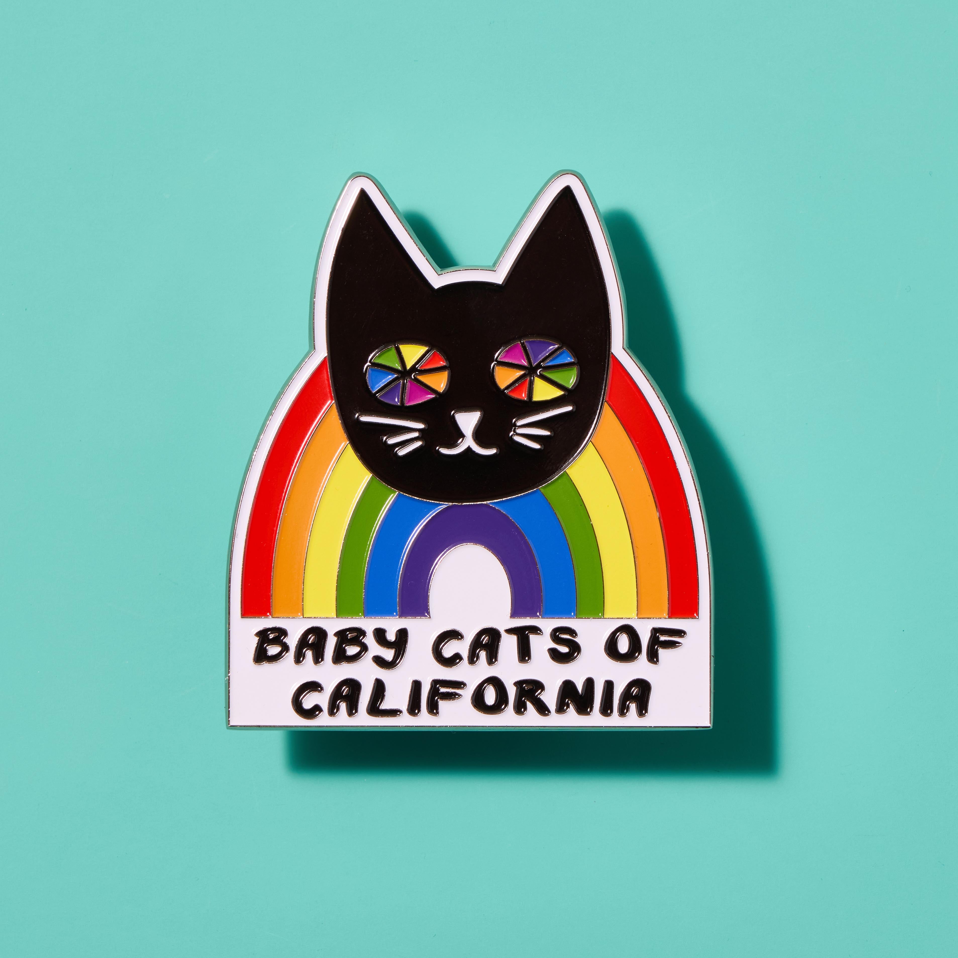 Rainbow Cat Magnet