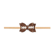 Game Day Glitter Bow Baby Headband