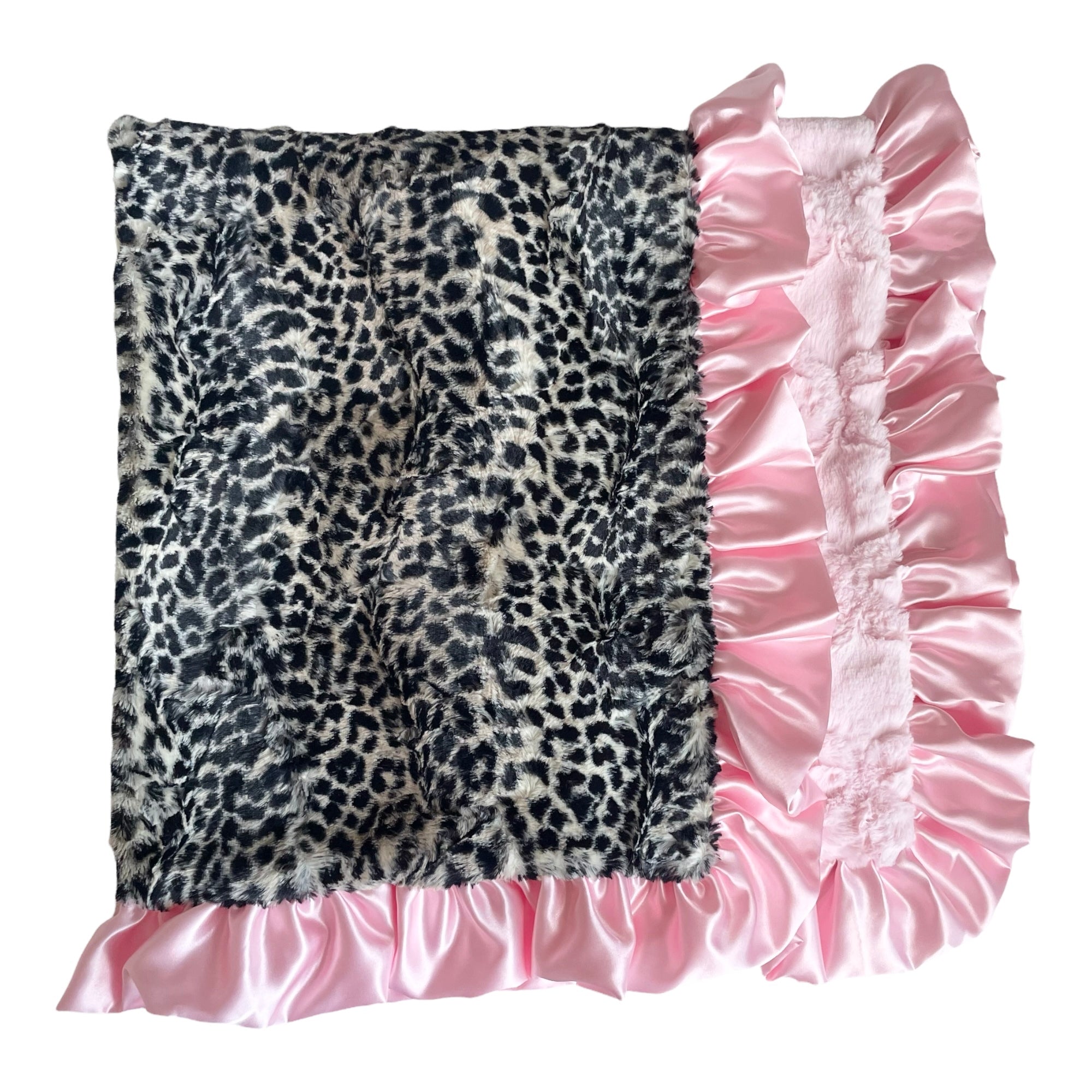 Baby Pink Cheetah | Luxe Cuddle Blanket
