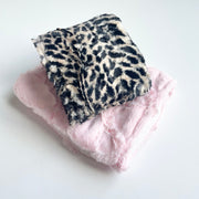 Baby Pink Cheetah| Burp Cloth Set