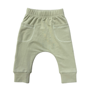 Baby Boy Pocket Pants In Sage