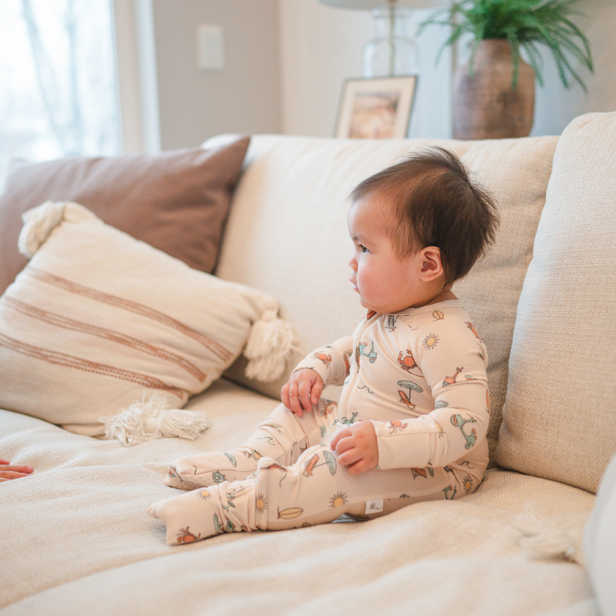 Bamboo 2-way Convertible Zip Romper