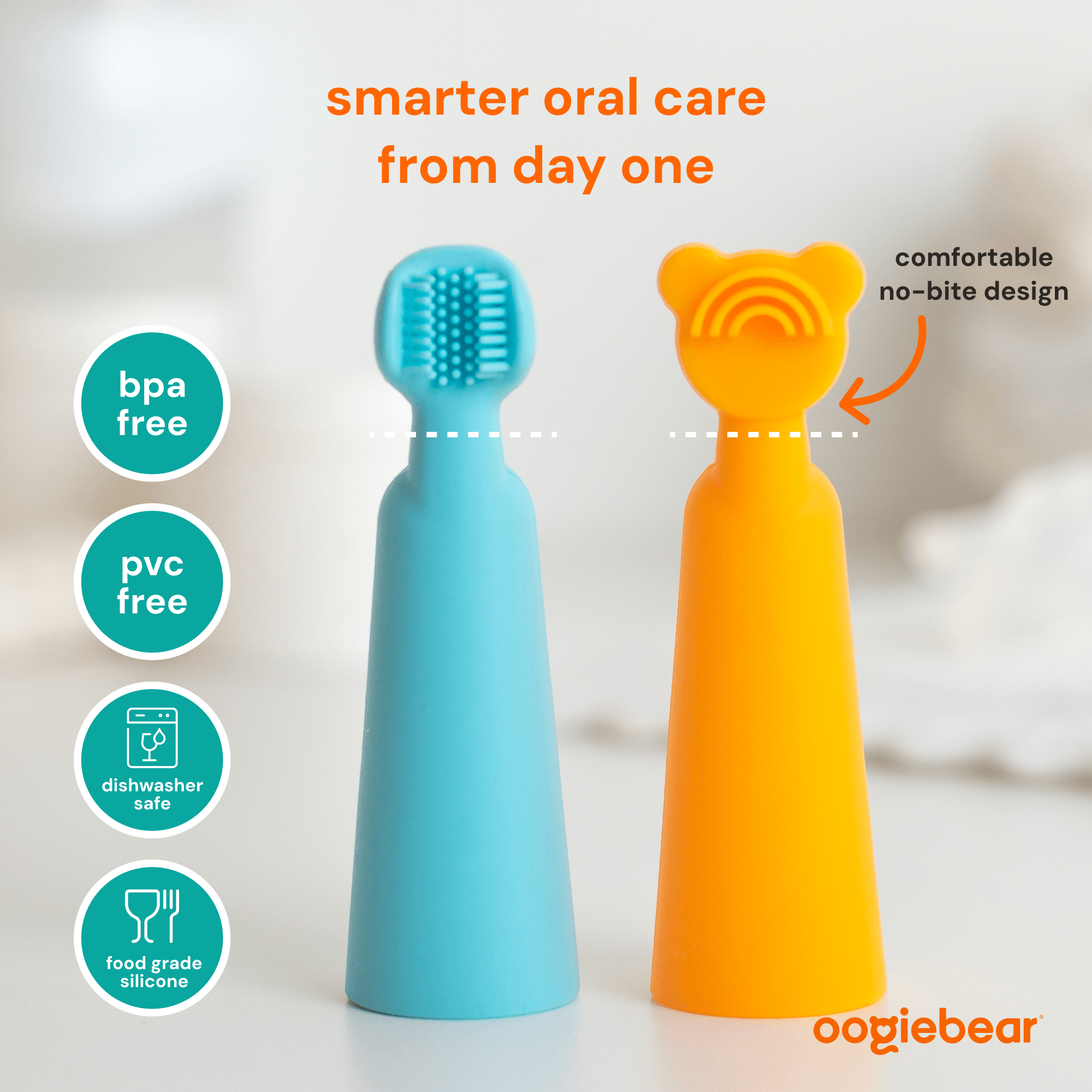 Oogiebear Finger Brush And Tongue Scraper