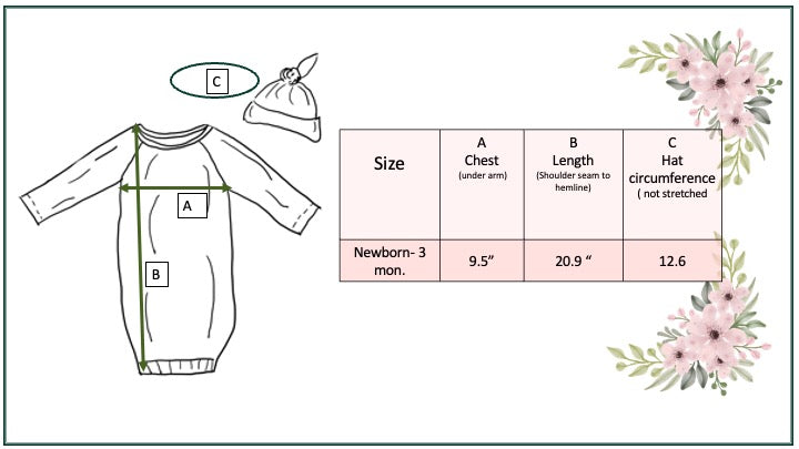 Cowboy Baby Gown