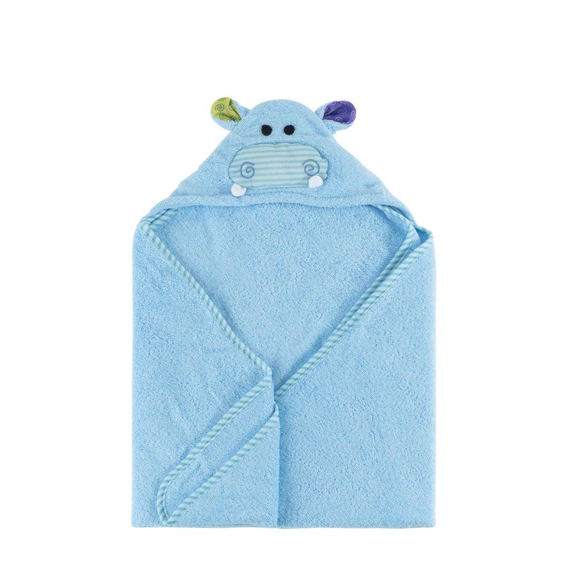 Baby Plush Terry Hooded Bath Towel - Henry The Hippo