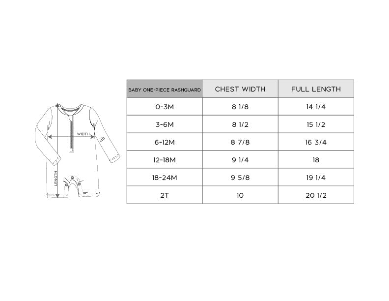 Baby Boy One-piece Rash Guard Swimsuit In American Stars