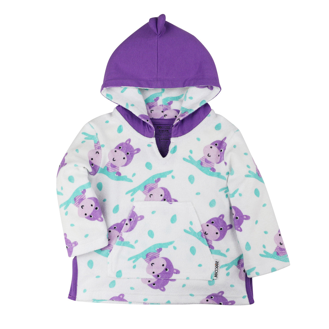 Baby Terry Swim Coverup - Harper The Hippo