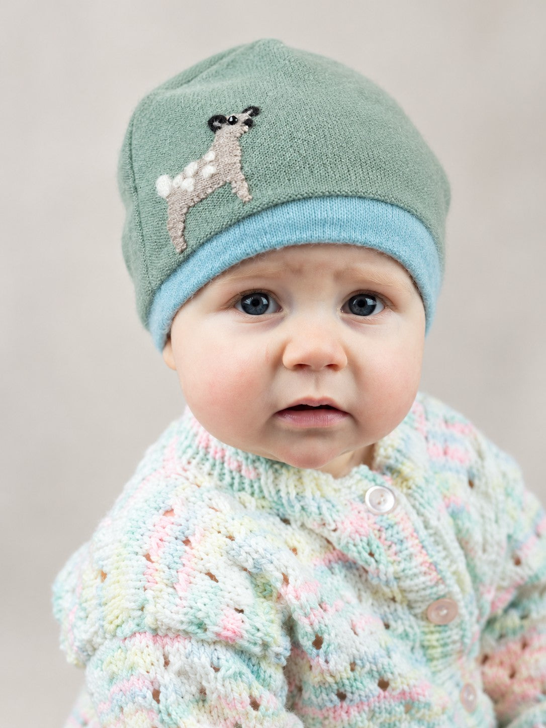 Fawn Cashmere Hat - Baby