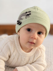 Raccoon Cashmere Hat - Baby