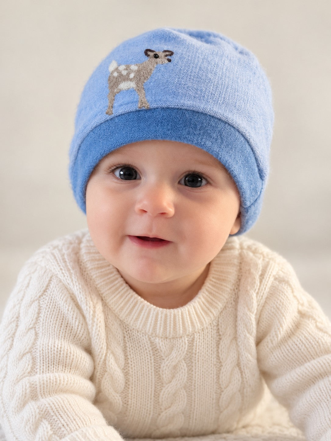Fawn Cashmere Hat - Baby