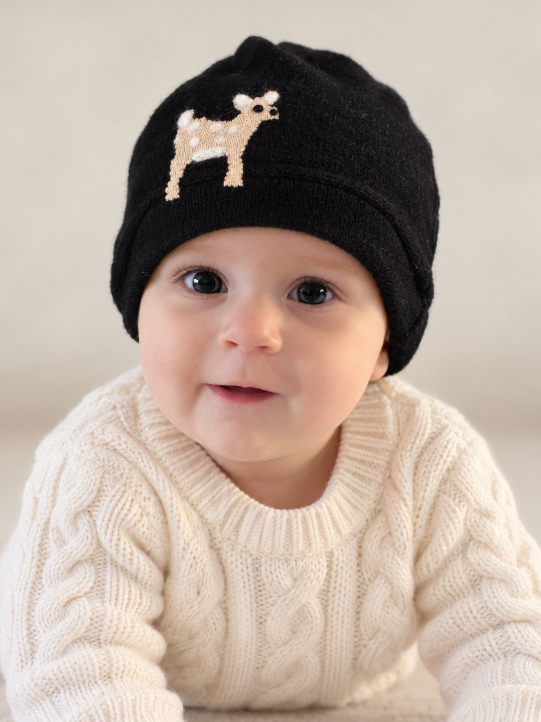 Fawn Cashmere Hat - Baby